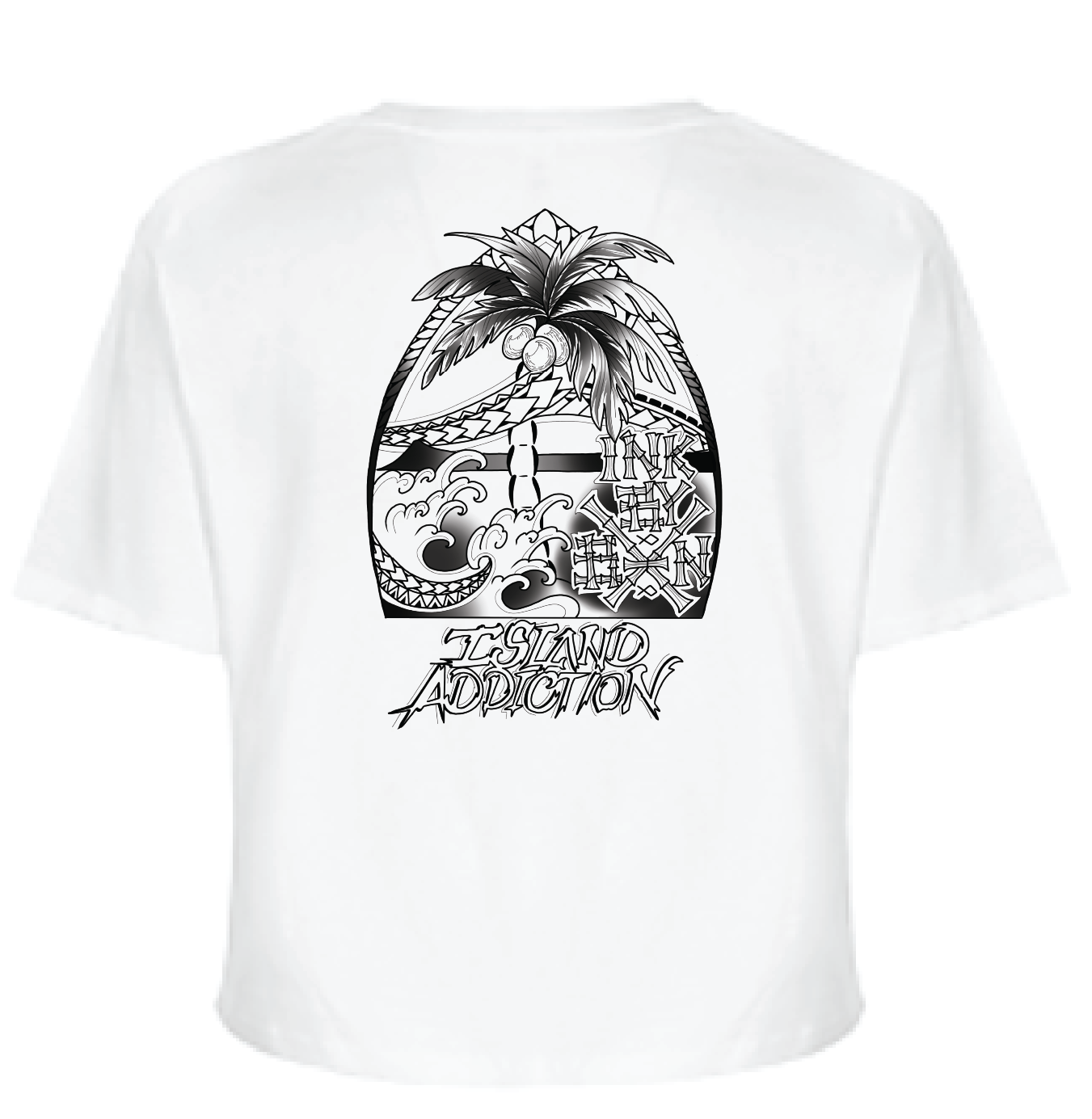 Ink By Ben Original Collab Crop Top T-Shirt