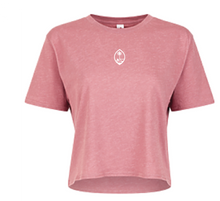 Load image into Gallery viewer, Guam Seal Crop Top T-Shirt (Embroidered)

