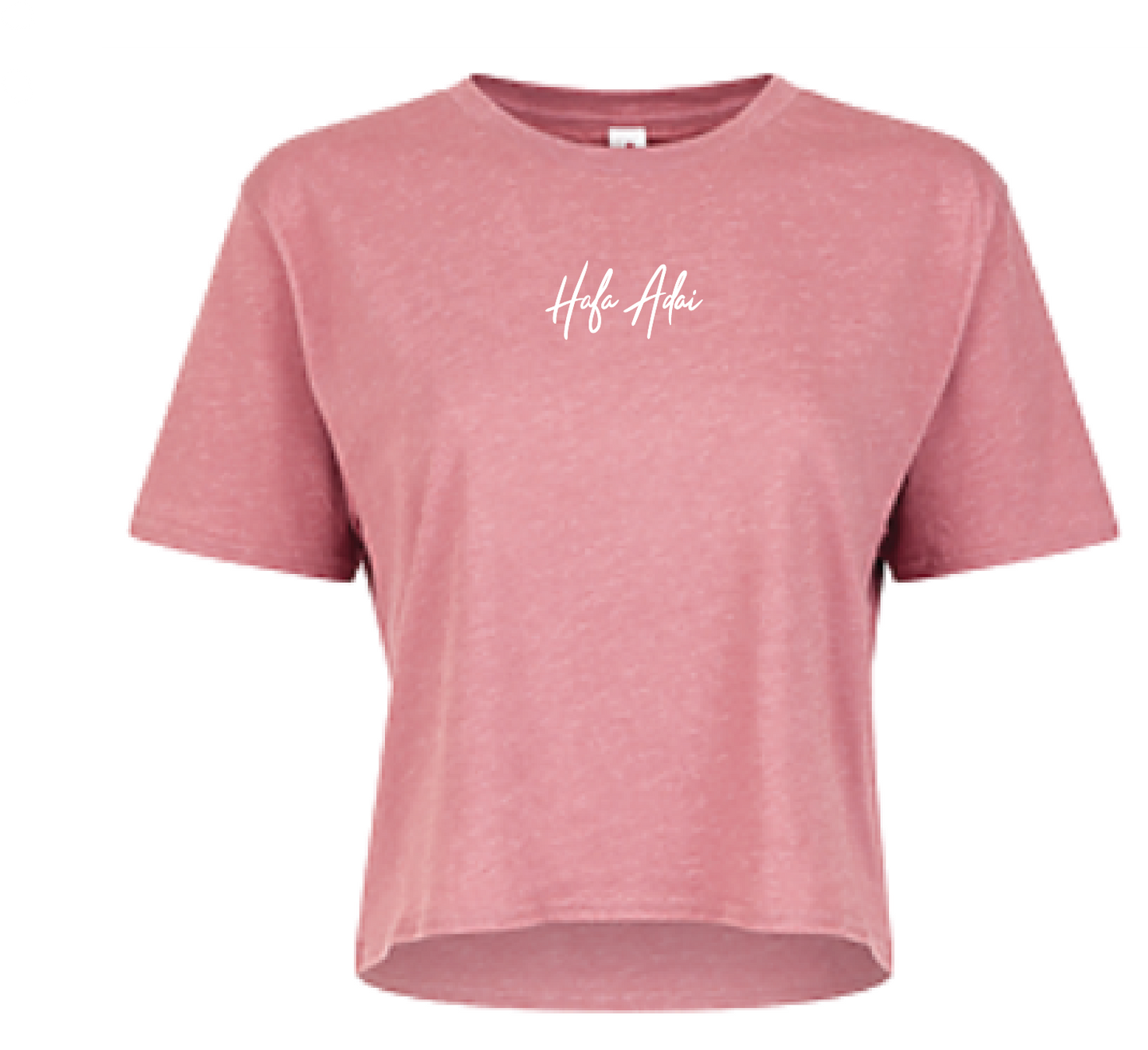 Hafa Adai Crop Top T-Shirt (Embroidered)