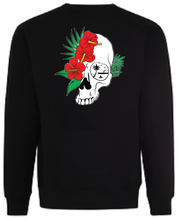Load image into Gallery viewer, Hibiscus Skull Sweatshirts
