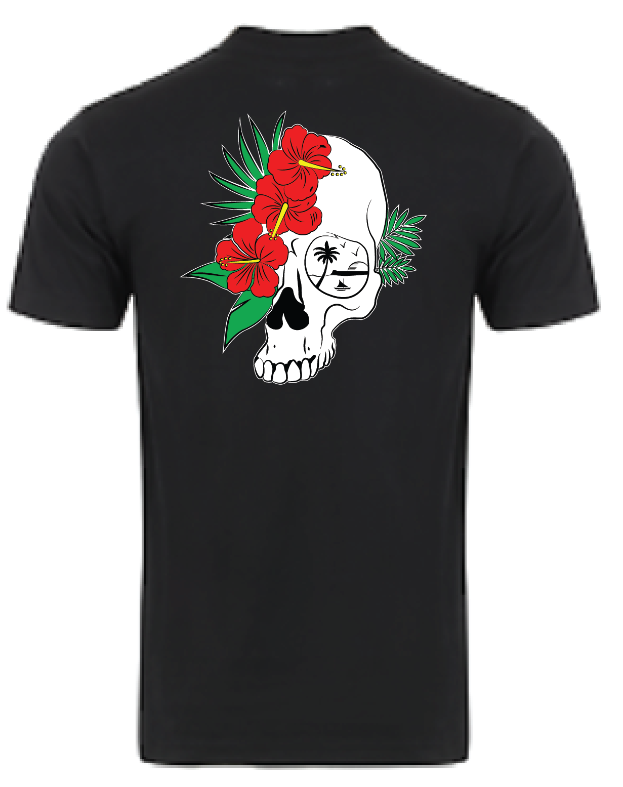 Hibiscus Skull Tee