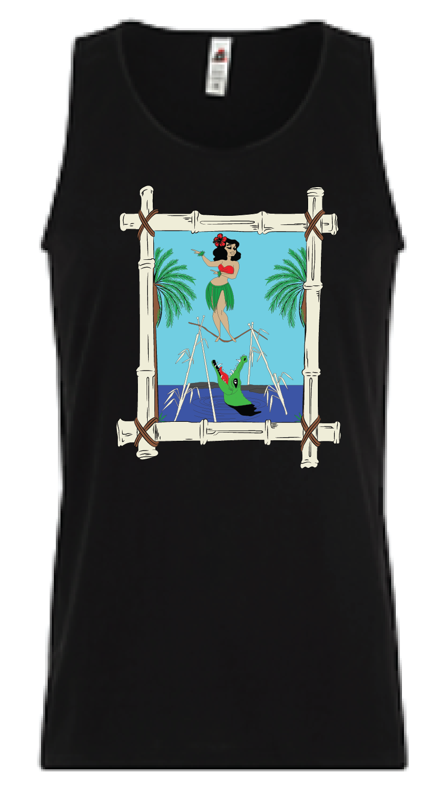 Hula Haunted Mansion Tank Top