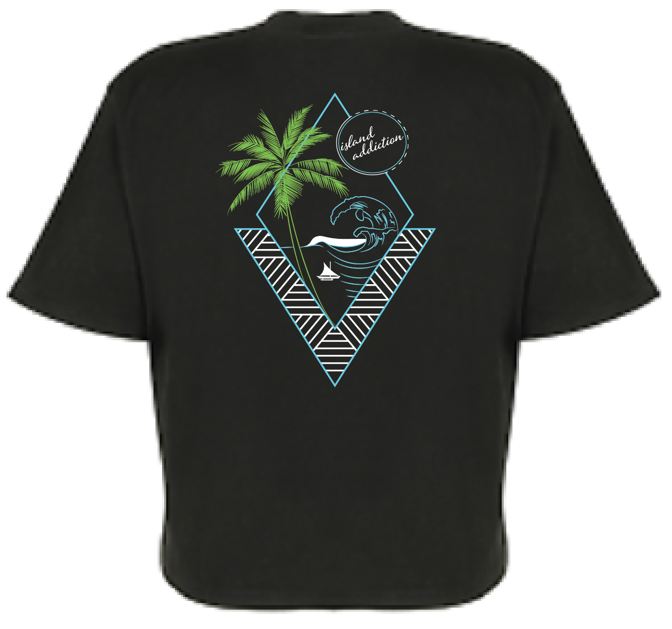Diamond Crop Top T-Shirt